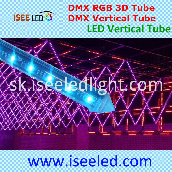 RGB DMX512 LED 3D Tube